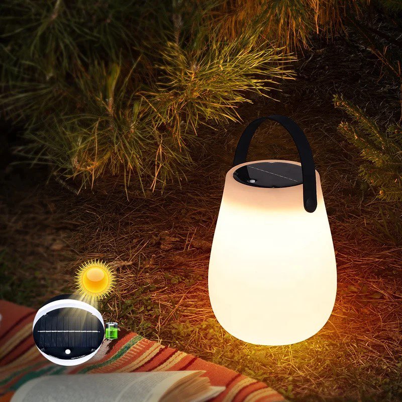 Lampe GOUTTE DEL Solaire et USB-C longue durée avec poignée