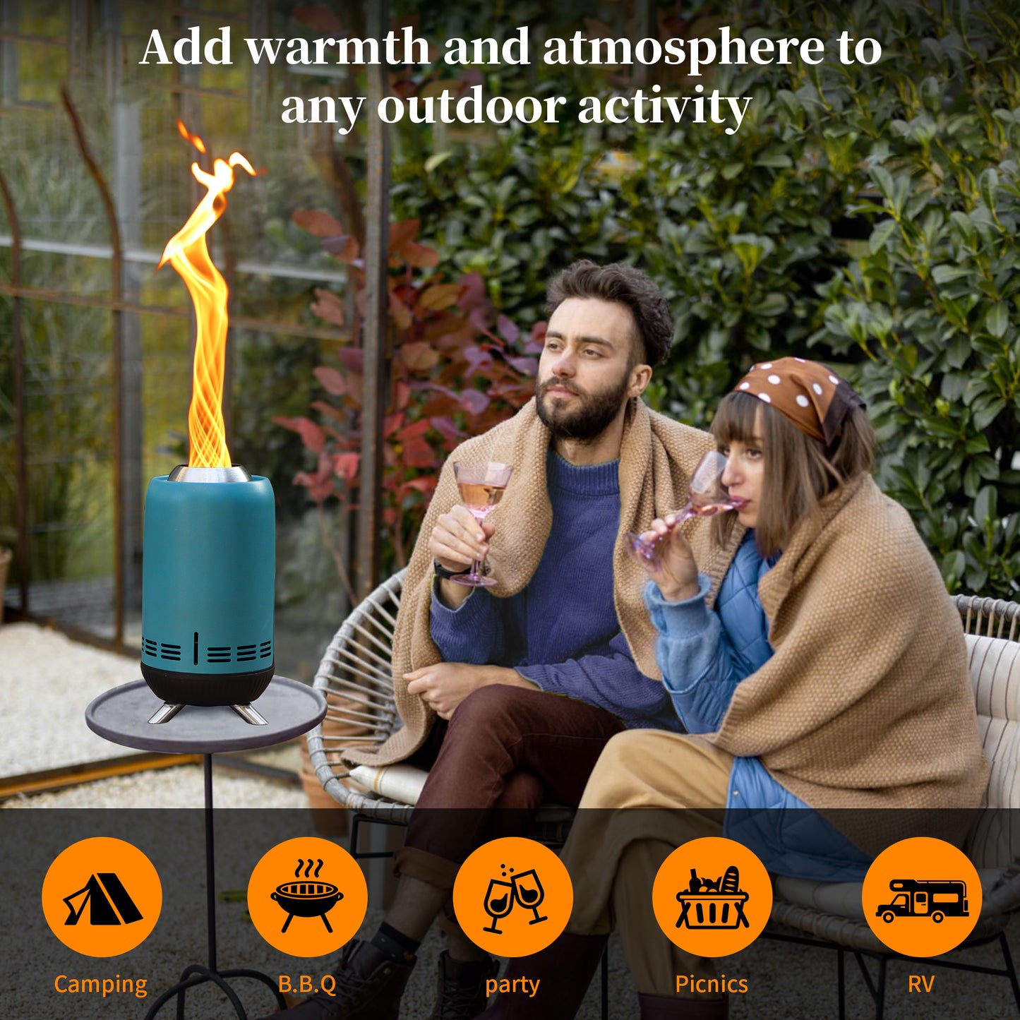 Tornado 30cm table fireplace