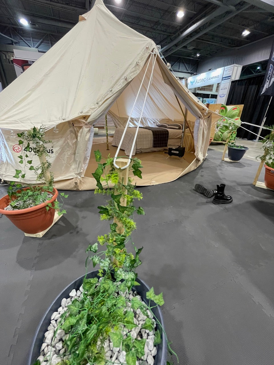Extra Large 5M Waterproof Prospector Style Bell Tent