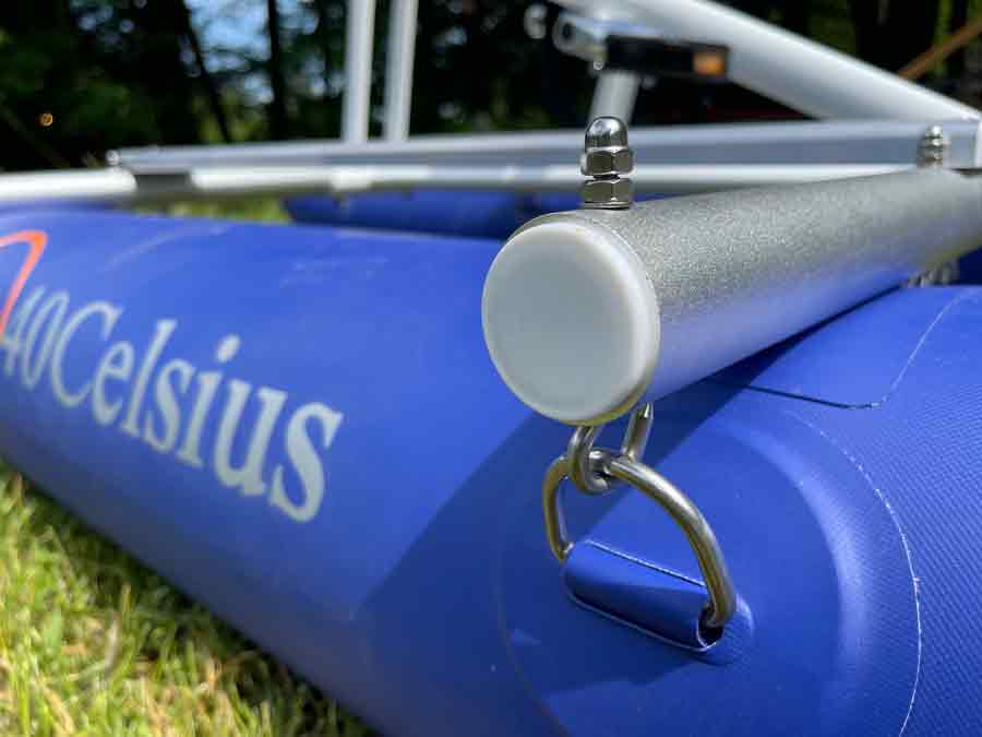 Water bike on floats