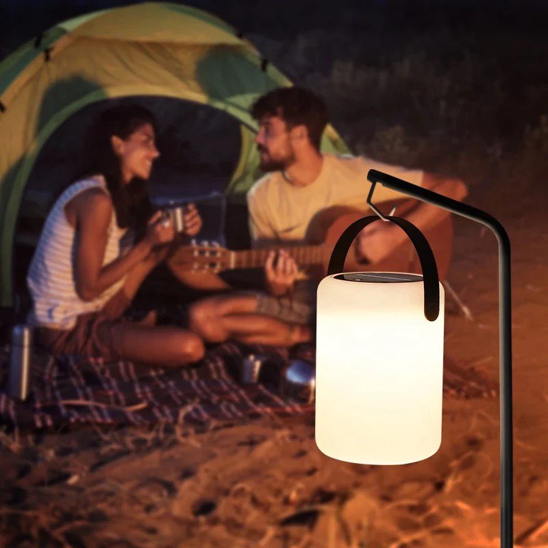 Lampe TUBE DEL Solaire et USB-C longue durée avec poignée