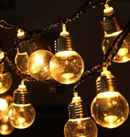 Portable BULB LED garland 8 meters - 40 bulbs